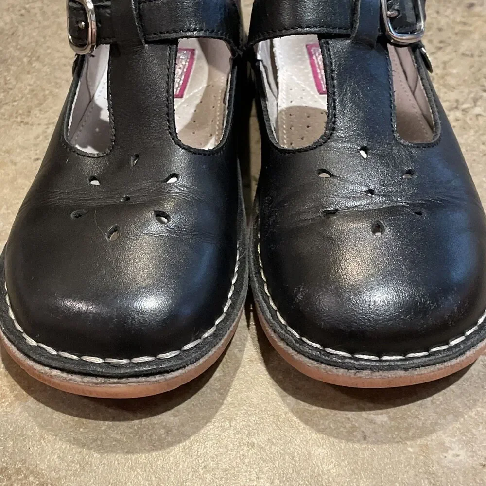 Mary Jane black leather
